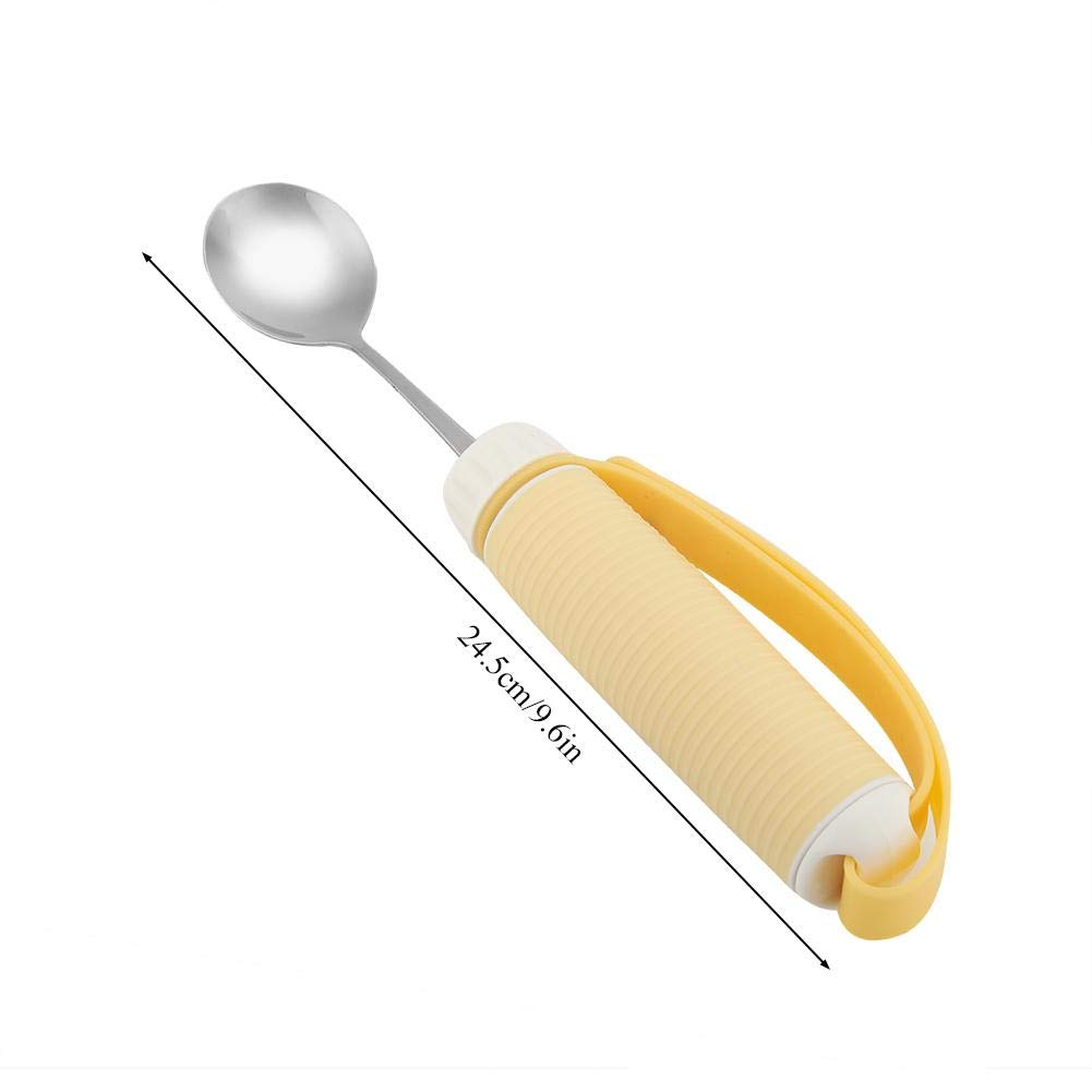 Fdit Disabled Patient Arthritis Elder Utensil Removable Flexible Rotating Eating Tablewares (spoon)
