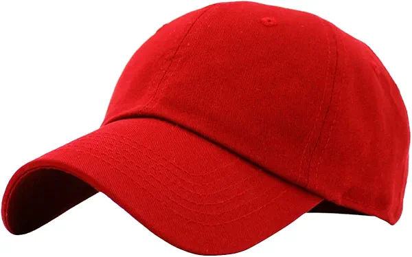 KBETHOS® Classic Cotton Adjustable Low Crown Cotton Baseball Cap