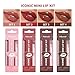 3PCS Lip Liner and Lipstick Combo Set - Matte Lip Liner Pencil, Velvet Matte Lipstick & Hydrating Collagen Lip Gloss - Long-Lasting, Smudge-Proof, High Pigment Nude Pink Lip Makeup Kit (Nude Pink)