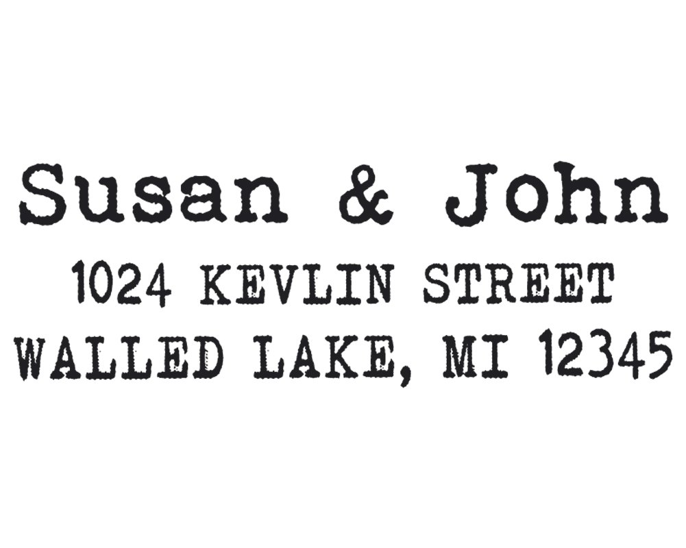 Personalized Wedding Invite Rubber Stamp Custom Self Inking Family Address Stamp Stationary Gift