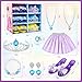 Princess Jewelry Boutique Dress Up & Elegant Shoe, Role Play Fashion Accessories of Crowns, Skirts, Necklaces, Bracelets, Rings, Gift Toys for Age 3 4 5 6 Year Old Girls Kids Toddlers Party Favors