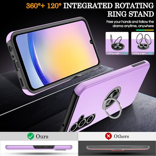 Coque Samsung Galaxy A25 5G pour visionner vos videos en violet