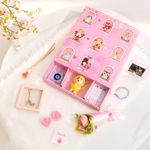 Image of Art Street Gift Hamper Box with Greeting Cards, Mini Gifts & Keepsakes,Raksha Bandhan Gift for Brother, Sister, Friends, Kids, Family, Birthday, Return Gift & Surprise Gift Hamper
