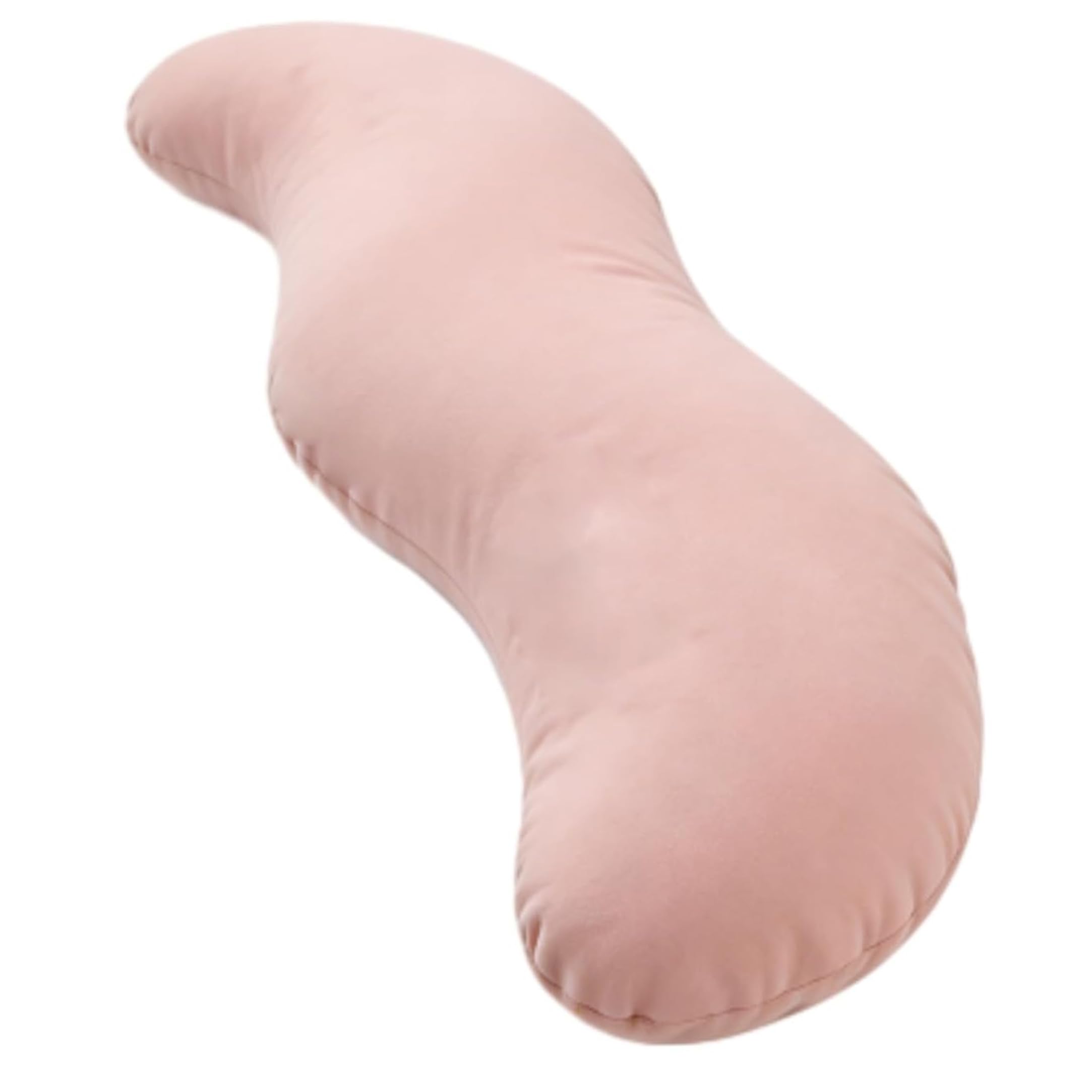 BeVistoso Moon Body Pillow, Skin-friendly Fabric Side Sleeper Body Pillow with Removable Cover (41.34×11.81 Inch), Pea Pod For Side Sleeper