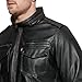 Levi's Men's Vintage Deer Faux Leather Aviator Bomber (Standard and Big & Tall), black sherpa, Large