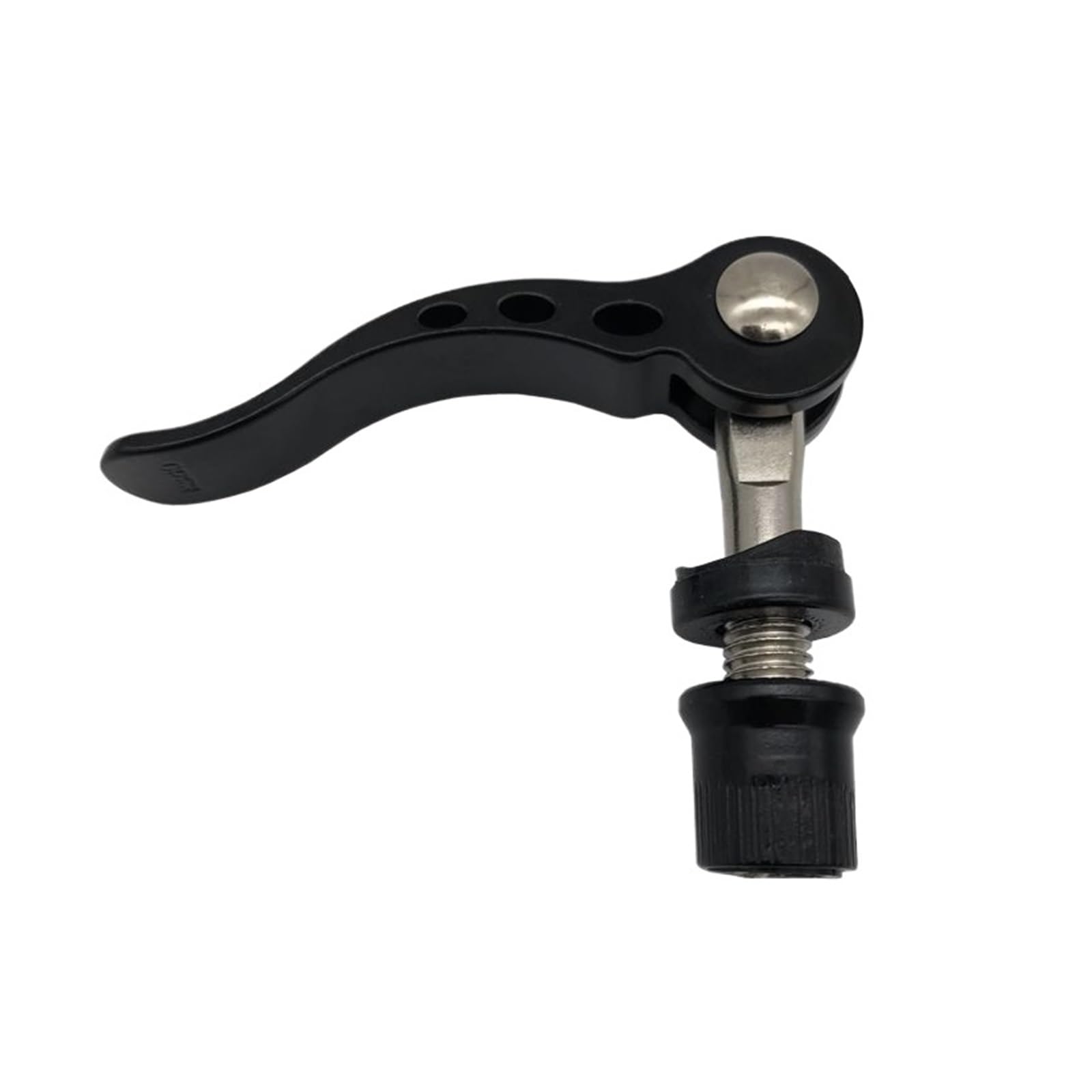 1pcs M8 50/55/60/65/75mm Quick Release Screw Bike Seat Post Clamp Aluminum Skewer Bolt Cycling Spare Parts Tool(M8x75mm Black Color)