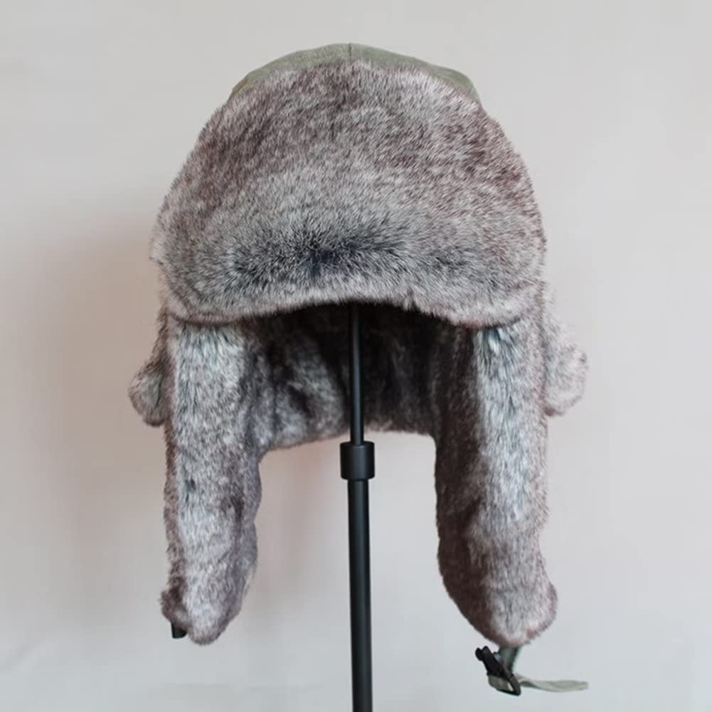 DongBao Gorro de Invierno Térmico Gorro de Aviador Caliente con Orejeras Sombrero de Esquí Ciclismo Senderismo A Prueba de Viento