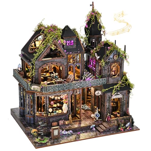 ETKVR Miniature Dollhouse Kit DIY Mini House Kit for Adult