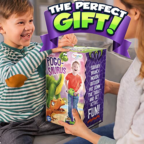 image for MindSprout Pogo Saurus | Foam Pogo Jumper for Kids 3, 4, 5, 6, 7, Year