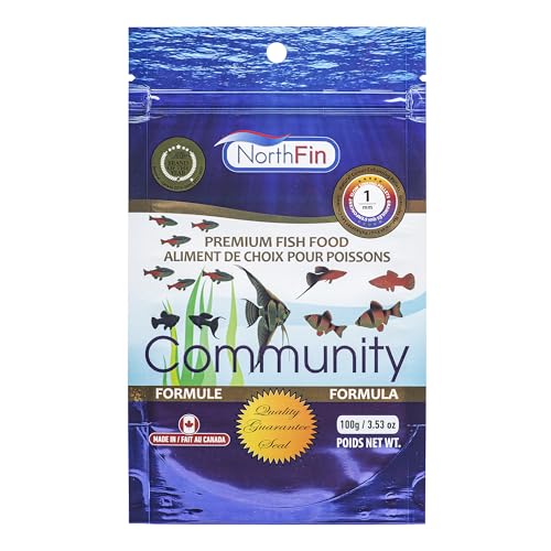 Northfin Fish Food Community Formula Slow Sinking Pellets (1mm 100g)