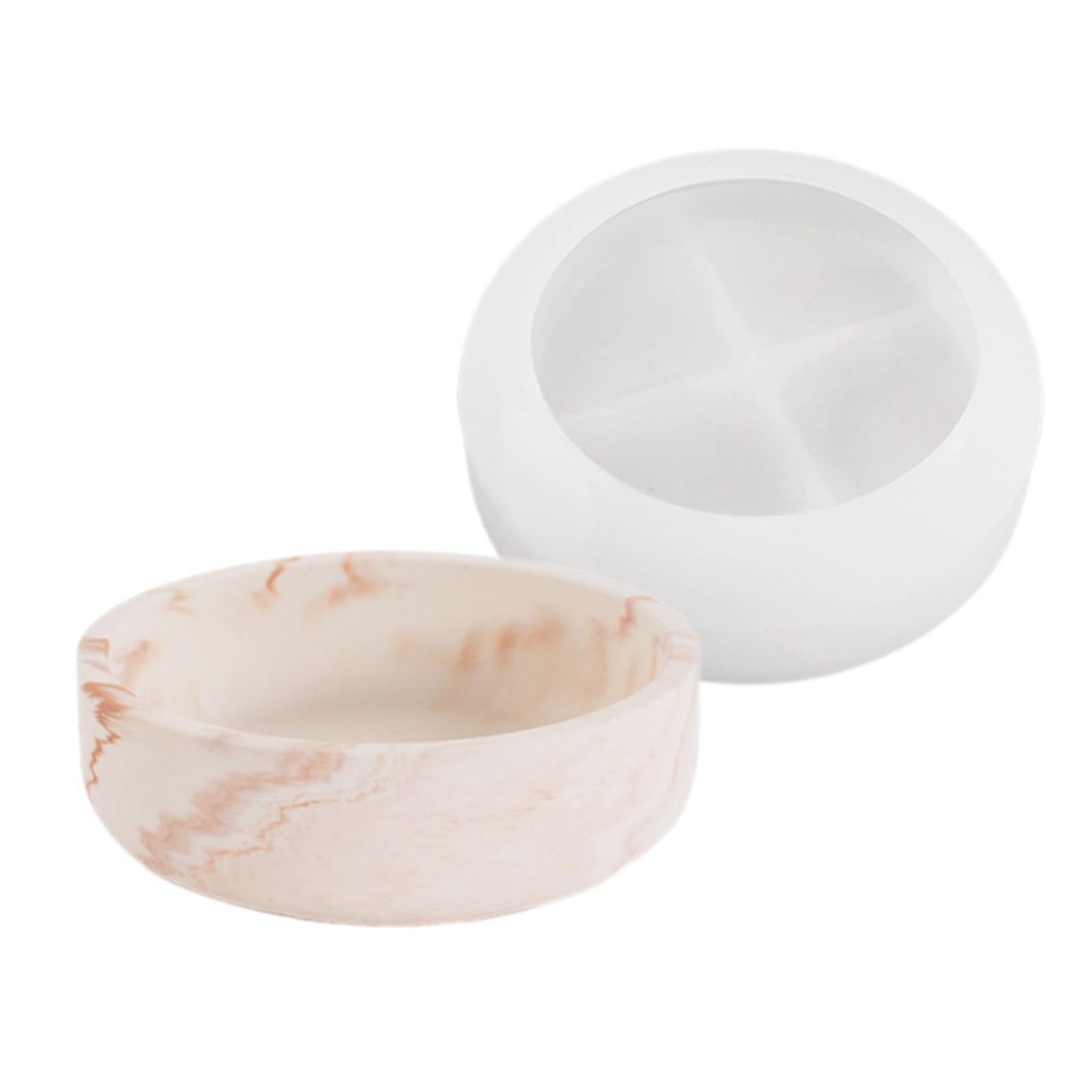 Maxtonser Irregular Bowl Candle Cup Flowerpots Silicone Mould Handmade Epoxy Resin Plaster for Home Decorations