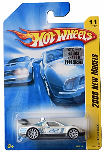 Acura NSX Hot Wheels 2008 Premiers modèles 11/40 Blanc