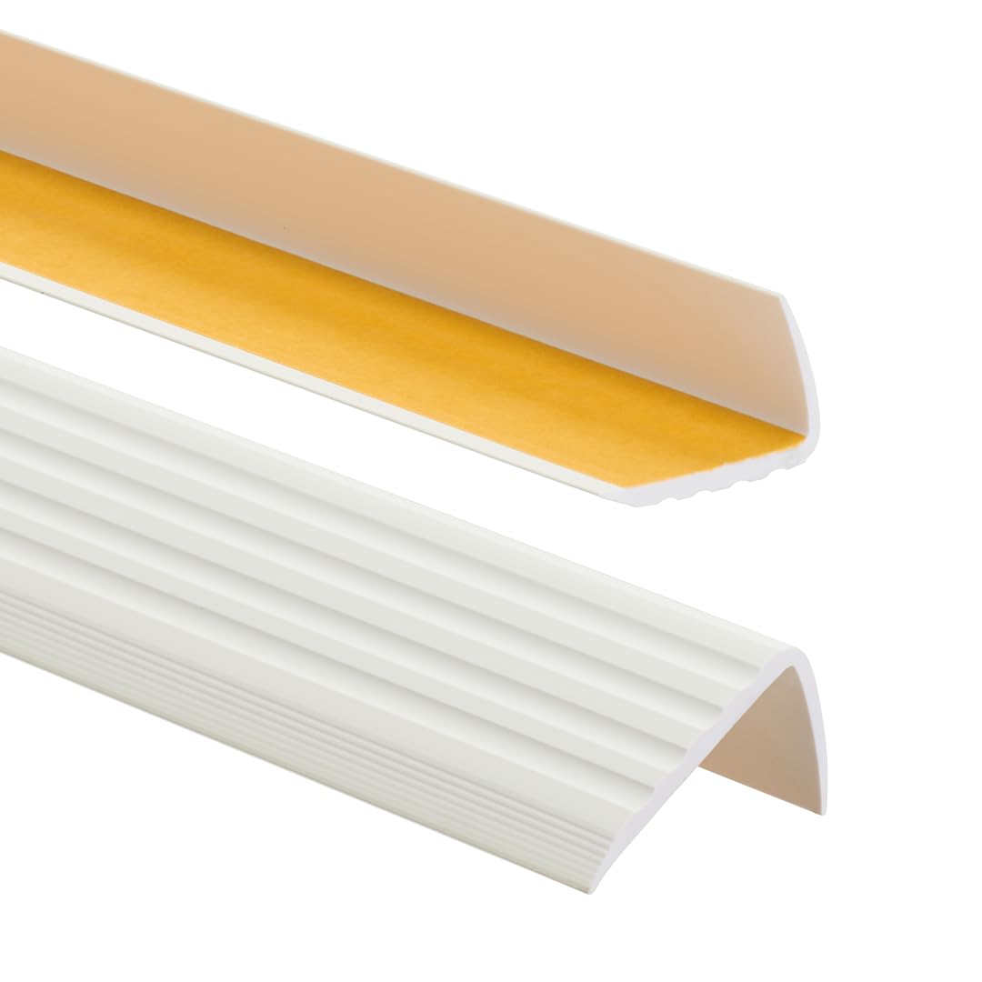 PROFILO PER BORDI Scale 41x25mm Paraspigolo In PVC Autoadesivo Strisce - Foto 3