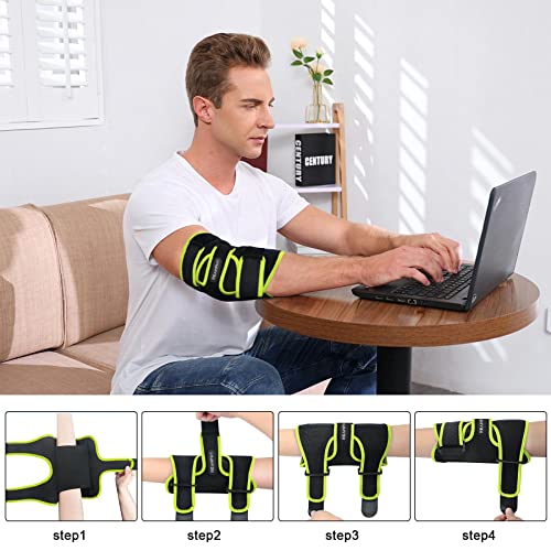 Elbow Brace for Cubital Tunnel Syndrome Relief - Comfortable Arm Straightener for Men & Women