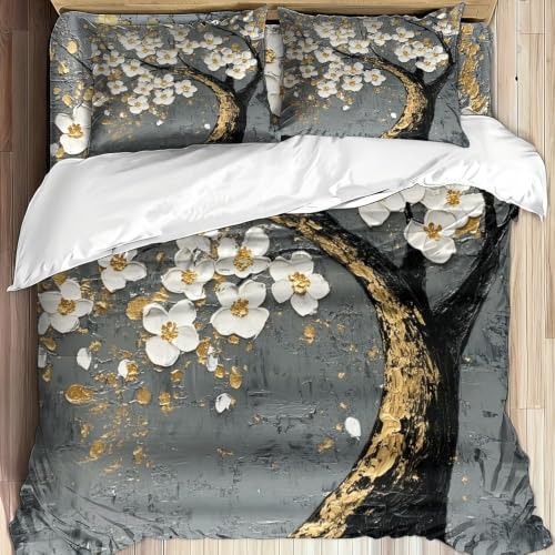 Housse de couette 140x200 fermeture éclair parure lit gris enfant relief