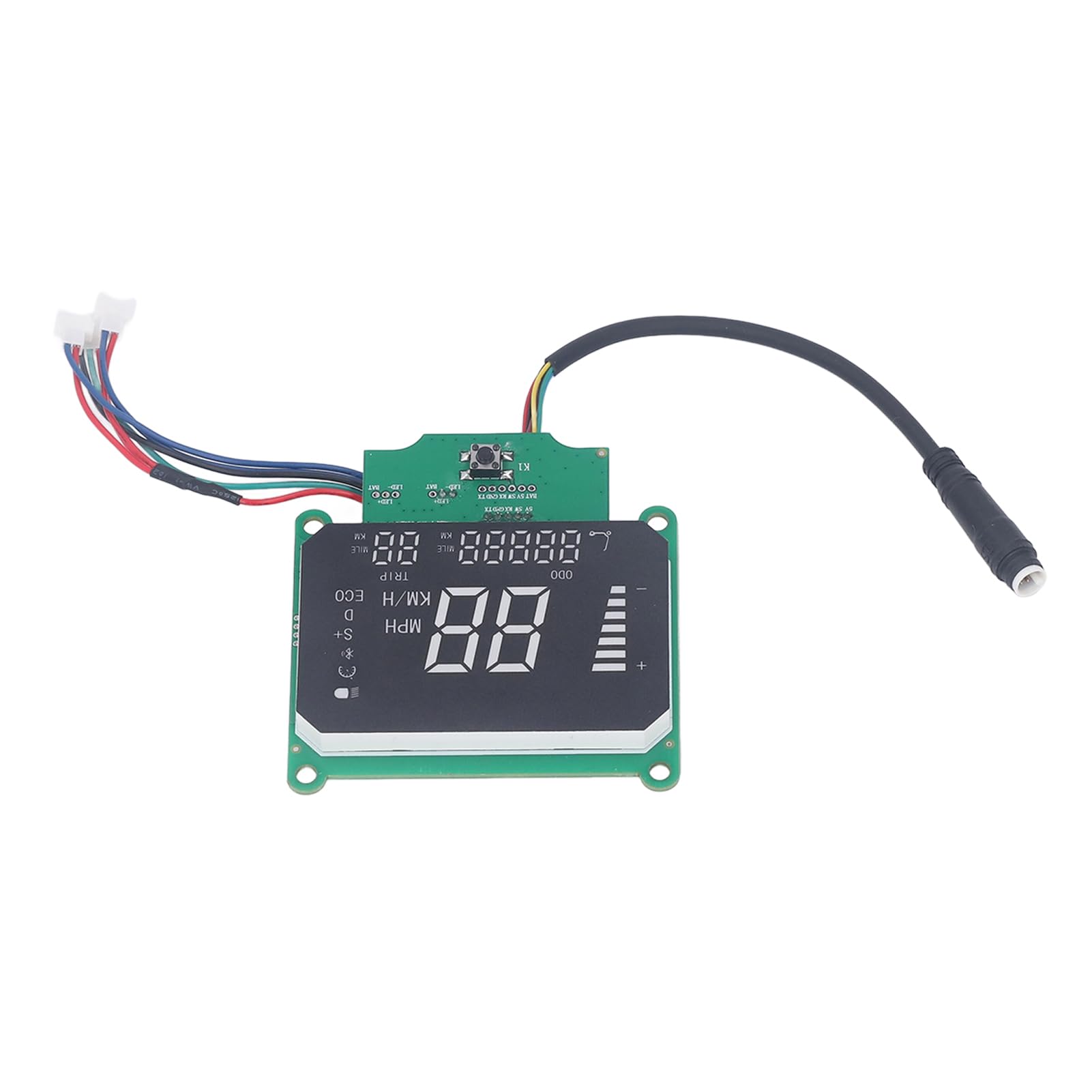 VGEBY Salpicadero de Scooter Eléctrico, Tablero de Circuito de Salpicadero de Scooter Eléctrico de Scooter Piezas de Repuesto de Scooter Eléctrico de Cabeza Femenina Impermeable de 7
