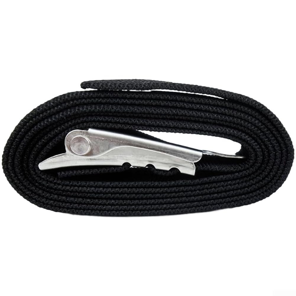 Quick Release Scuba Weight Belt with 304 Stainless Steel Buckle and 170cm Polyester Webbing for Professional and tional Divers (Black)