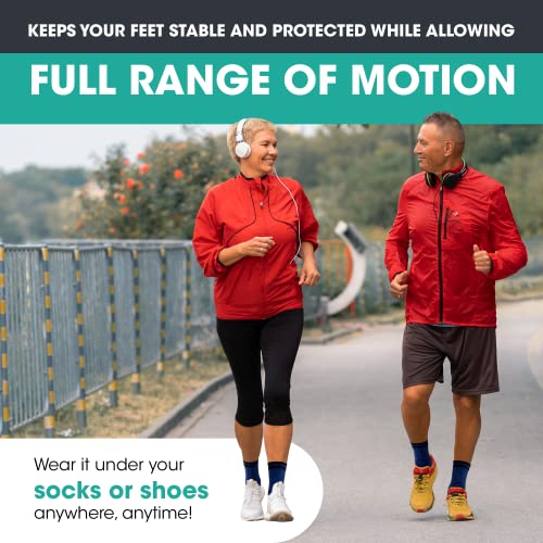Image of Modvel Foot & Ankle Brace Socks for Sprained Ankle Compression Sleeve - Foot Support for Women & Men - Tendonitis & Arthritis Ankle Brace Sports Running, Torn Ligaments & Women Stabilizing Ankle Wrap