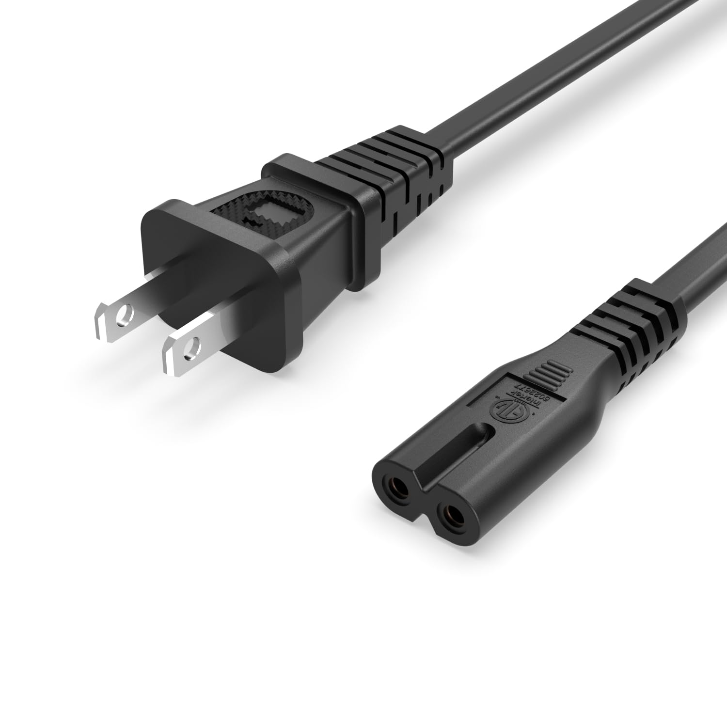 Superer Projector Power Cord Replacement, Compatible with DR. J Professional HI-04 Mini 4500L 3600 Brightness, for DeepLee DP36, DBPOWER T22, for Canon, Kodak, PowerLite and Other Mini Projectors