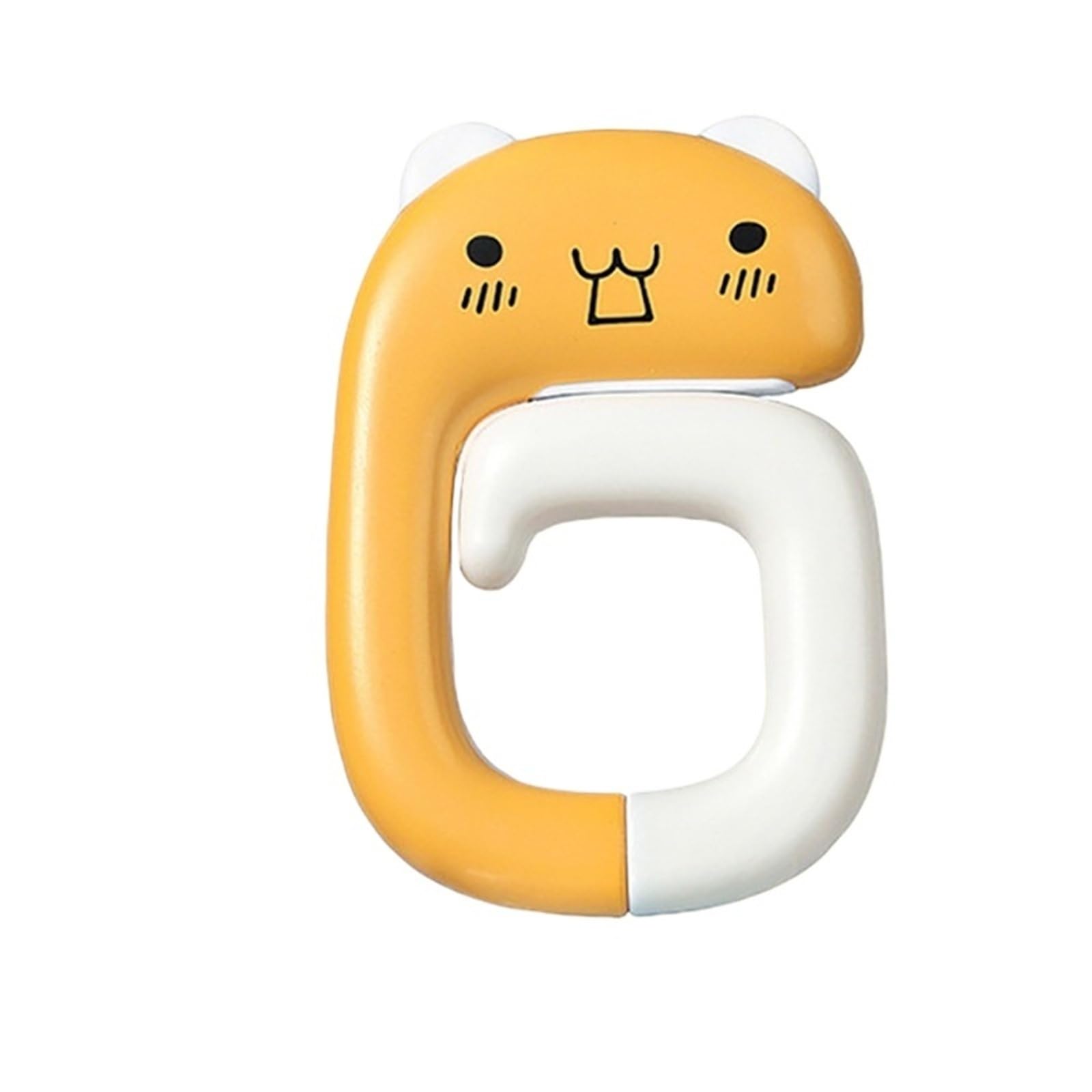 DKJAHSEK Handbag Hook Cute Portable Bag Hook Animal Plastic Table Purse Handbag Travel Organizer Holder Office Decor Desk Side Hooks(Color 04)