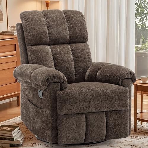 Korser Recliner Chair, Swivel Rocker Recliner Chair for Adults, Small Recliners for Small Spaces,...