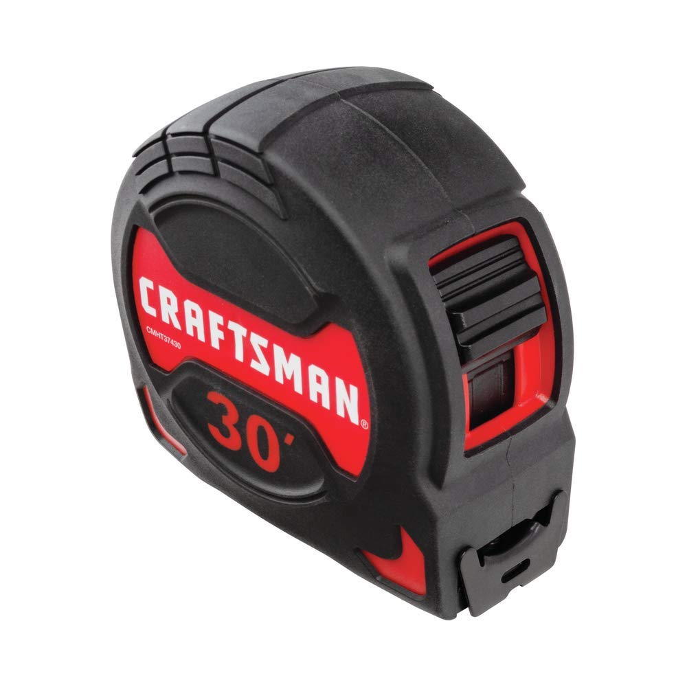 Craftsman CMHT37430S PRO-10 Cinta de 3,5 x 30 pies, rojo/trasero, 1-1/8 pulgadas