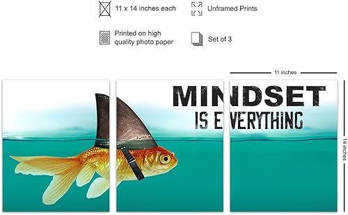 Miniatura 2 de Inspiring Quotes Wall Decor 11x14 - Self-Improvement positive Quote - Inspirational Wall Decor - Home Office Wall Decor - Entrepreneur Gifts -