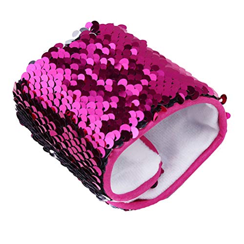 LEXPON Mermaid Sequins Bracelet Wristband for Adults Kids, Color 2