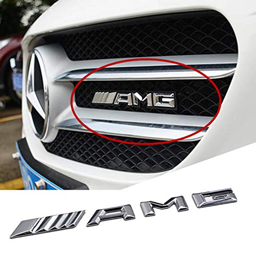 Huayt - Adhesivo para volante, diseño de logotipo de la marca AMG para los modelos Benz 2016-2017 y Clase A B C E GLA GLA GLC GLE GLS W213 W205 x253