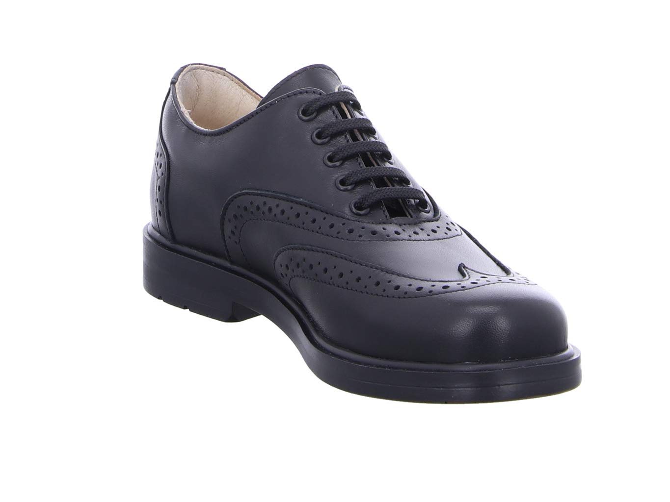 Däumling 700031-M-70 - Sandalias de Vestir de Piel para niño Negro Clipper Schwarz, Color Negro, Talla 35