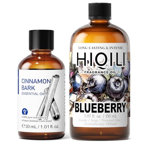 Aceite Esencial de Canela 30ml y Aceite Aromático de Arándano 150ml