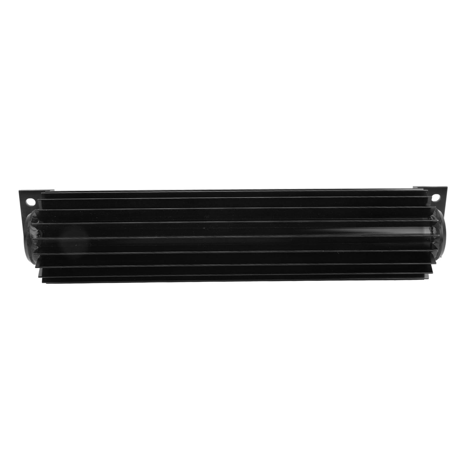 Raffreddatore Efficiente con Dissipatore di Calore con Trasmissione a Doppio Passaggio in Alluminio Anodizzato Alettato da 12 Pollici per Camion (Nero)