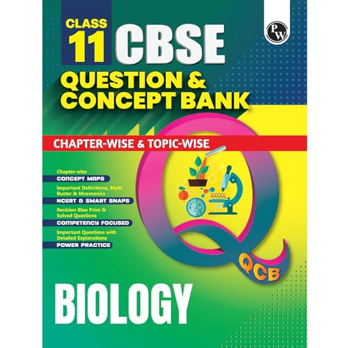 PW CBSE Class 11 Question & Concept Bank (QCB) Biology Chapter-wi...