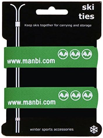 Manbi Pair Of 2cm Hook& Loop Ski Ties Atomic K2 Head Cable Tidy Luggage Strap
