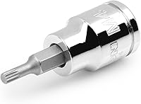 Vista 15 de TEKTON 3/8 pulgadas Drive x M4 Long Triple Square Bit Socket SHB18404