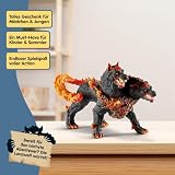 SCHLEICH ELDRADOR Creatures | Höllenhund 42451 | ELDRADOR Monster Spielfigur | detailgetreue Sammelfigur | tolles Geschenk für Mädchen und Jungen | Spielzeug ab 7 Jahren | 14 x 7 x 10 cm