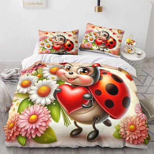 Ensemble microfibre douce coccinelle pour stopper les draps rêches - 6