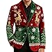 Christmas Blazer for Men Vintage Corduroy, Suit Jacket Slim Fit Fashion Casual Sport Coat, with Pockets (#B,3X-Large)