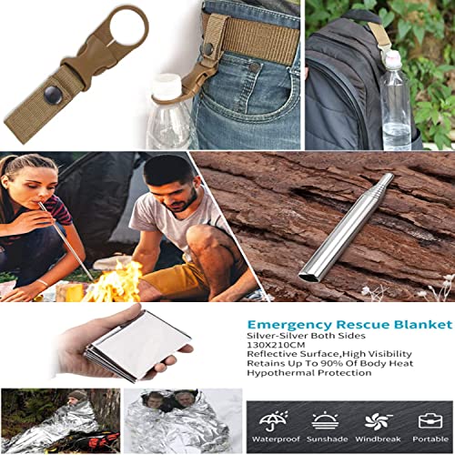 Product Image 6: Outdoor Travel Camping Survival Gear Set, 12 in 1 Survival Kits Fishing Hunting, Birthday Gifts for Men Dad Him Husband Boyfriend Teen Boy Camping Hiking