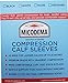 MICODEMA Compression Calf Sleeves Extra Wide - Soothing Gradient Support with Comfy Cuffs, white.