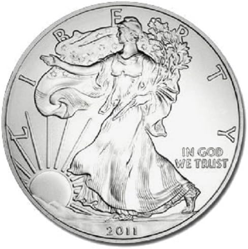 2011 American Silver Eagle .999 Fine Silver Dollar Uncirculated US Mint with Our Certificate of Authenticity