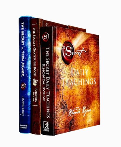 The Secret 3 Books Collection Set By Rhonda Byrne & Paul Harrington (The Secret Daily Teachings, To Teen Power & Gratitude Book)