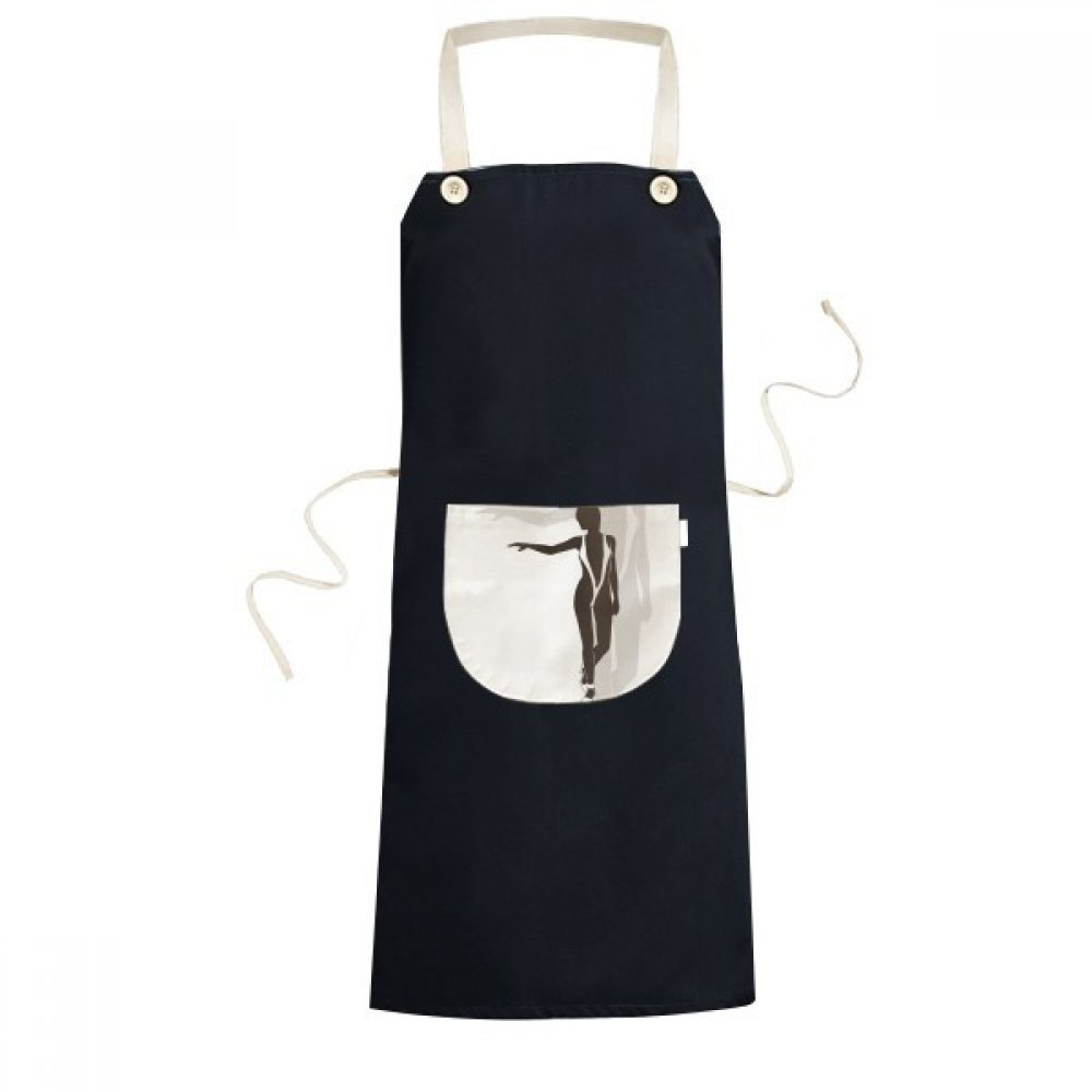 Tablier silhouette de cuisine avec poche pour cuisiner et recevoir vos invités