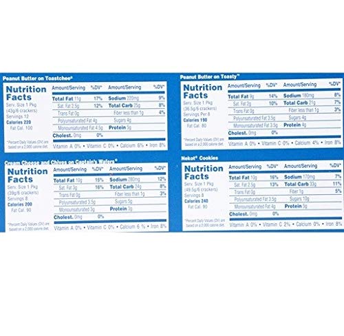 Lance Sandwich Crackers Variety Pack, 36 Ct (Pack of 36)