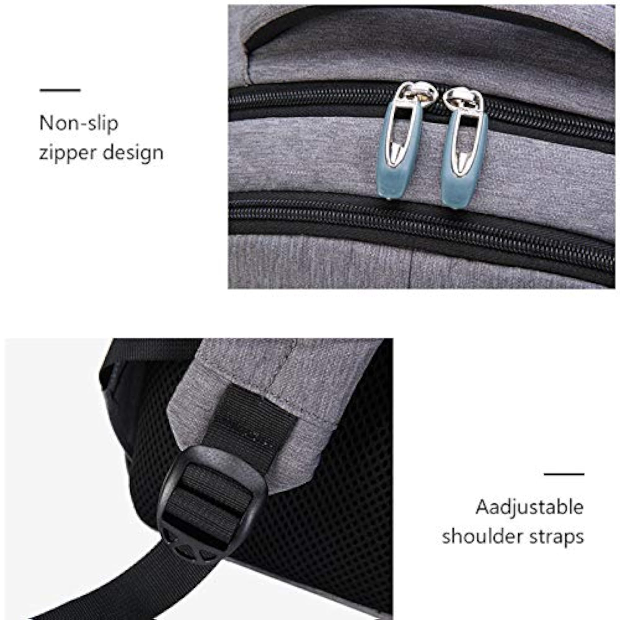Business Travel Laptop Backpack in Premium Nylon Fabric