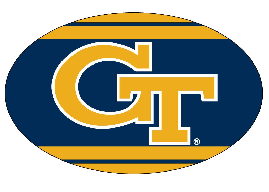 Georgia Institute of Technology Yellow Jackets Oval Magnet Single Officially Licensed Collegiate Product
