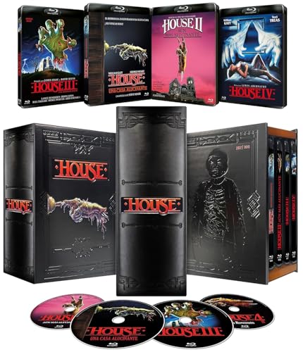 House Collection 1 - 4 Blu Ray Edition Cuir & Bois De Luxe Limitée (300 Unids)