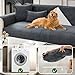 BXAEYIPOR Couch Überzug,Sofa Überzug,Sofa-Schutzhülle mit Rutschfester Unterlage,Neue Universelle rutschfeste Solide Strukturierte Sofa Überzug für Wohnzimmer,Multi-Size Sofa Sitzkissenbezug.
