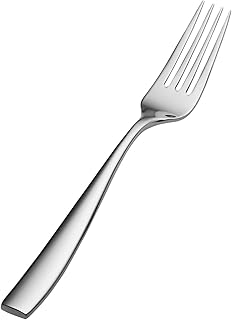 Bon Chef SBS3005 Bonsteel Manhattan Regular Dinner Fork, 8" Length (Pack of 12)