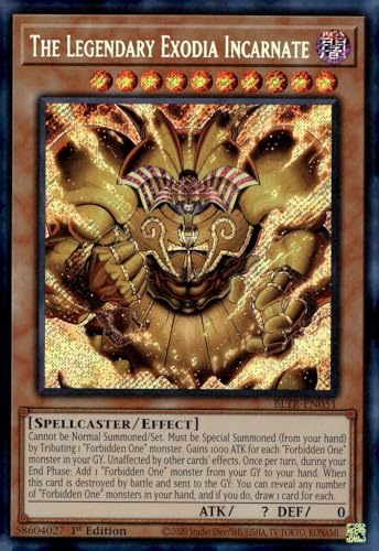 The Legendary Exodia Incarnate - BLTR-EN051 - Secret Rare - 1st Edition